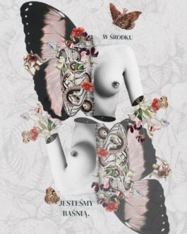 Kolaż na ścianę „W środku jesteśmy baśnią”