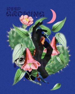 Kolaż „Keep Growing”